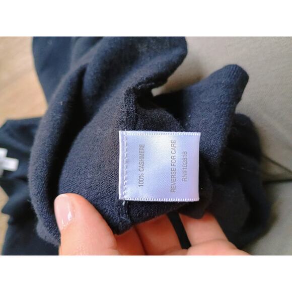 Garnet Hill 100% cashmere open front cardigan sweater L quiet Luxury Old money - Picture 7 of 8